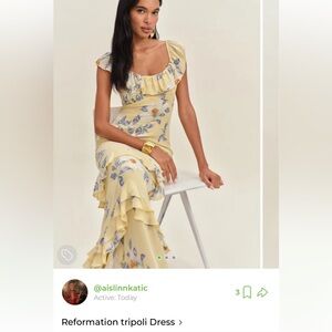 Reformation Tripoli Dress - brand new